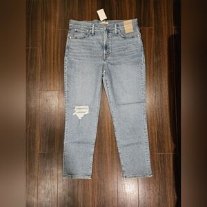 NWT Madewell Perfect Vintage Jeans Size 31 Light Wash Women's Denim